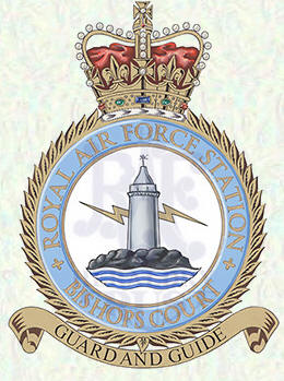 RAF Bishops Court badge