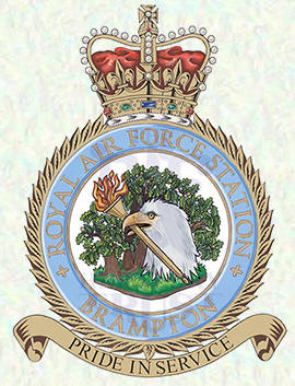 RAF Brampton badge