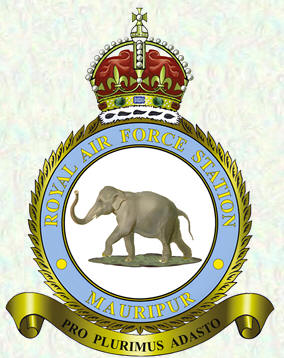 RAF Mauripur badge