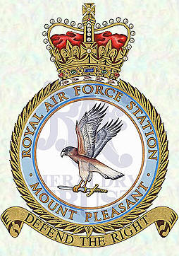 RAF Mount Pleasant badge