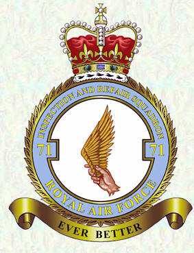 Badge - No 71 Inspection and Repair Squadron