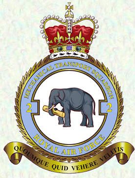 No 2 MT Squadron badge