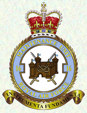 No 16 Maintenance Unit badge