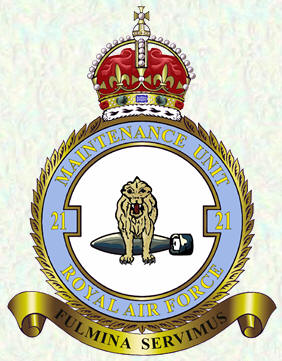 No 21 Maintenance Unit badge