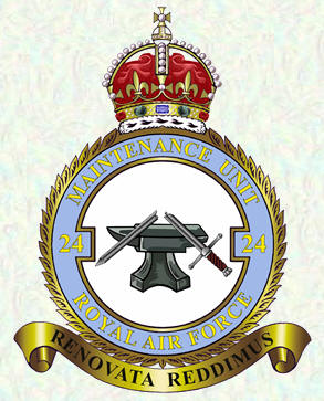 No 24 Maintenance Unit badge