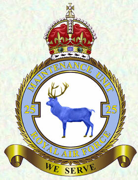 No 25 Maintenance Unit badge