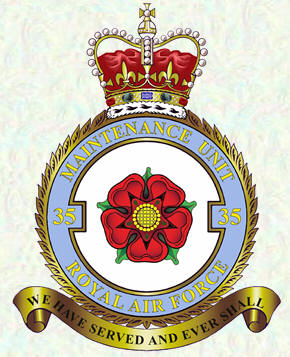 No 35 Maintenance Unit badge