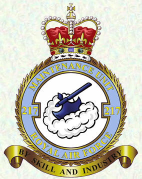 No 217 Maintenance Unit badge