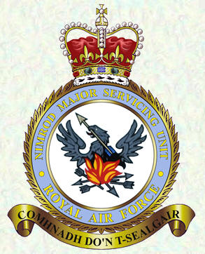 Nimrod Major Servicing Unit badge