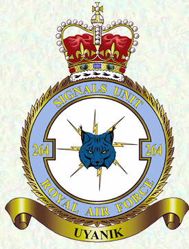 No 254 Signals Unit badge