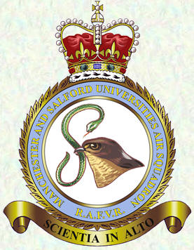 Manchester & Salford Universities Air Squadron badge