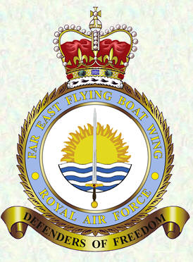Far East Flying Boat Wing badge