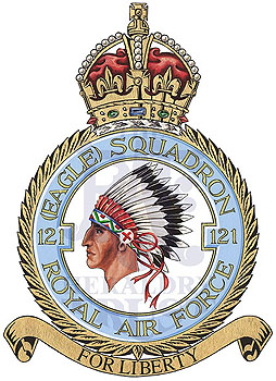 No 121 (Eagle) Squadron badge