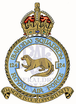 No 124 (Baroda) Squadron badge