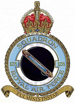 No 128 Squadron badge