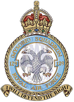 No 129 (Mysore) Squadron badge