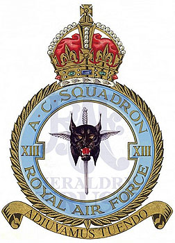 No XIII Squadron badge