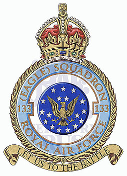 No 133 (Eagle) Squadron badge