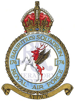 No 174 (Mauritius) Squadron badge