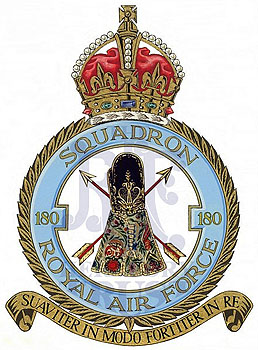 No 180 Squadron badge