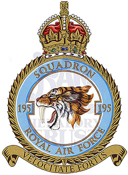 No 195 Squadron badge