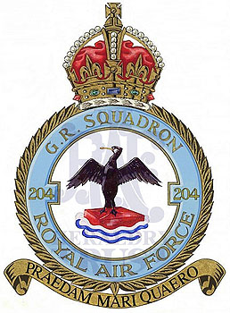 No 204 Squadron badge