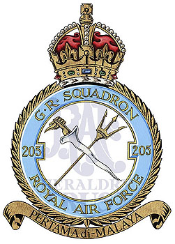 No 205 Squadron badge