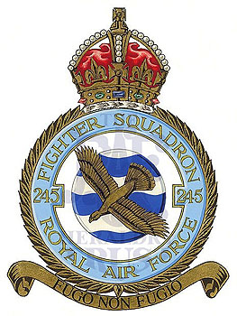 No 245 (North Rhodesian) Squadron badge