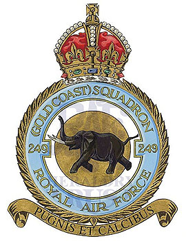 No 249 (Gold Coast) Squadron badge