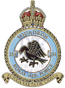 No 254 Squadron badge