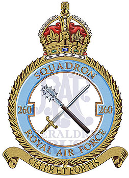 No 260 Squadron badge