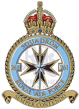 No 261 Squadron badge