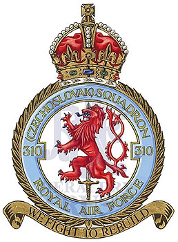 No 310 (Czechoslovak) Squadron badge