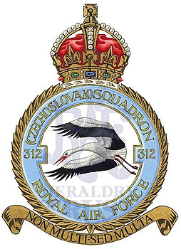 No 312 (Czechoslovak) Squadron badge