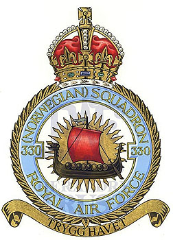 No 330 (Norwegian) Squadron badge