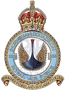 No 333 (Norwegian) Squadron badge
