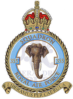 No 355 Squadron badge