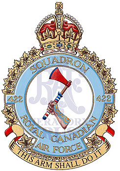 No 422 Squadron Badge