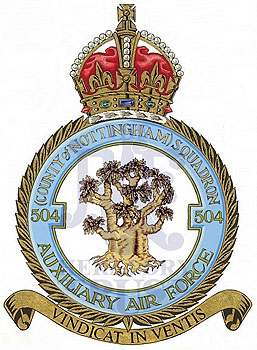 No 504 Squadron badge
