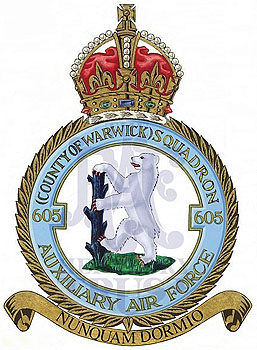 No 605 (County of Warwick) Squadron badge