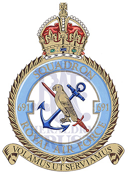 No 691 Squadron badge