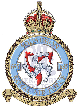 No 695 Squadron badge