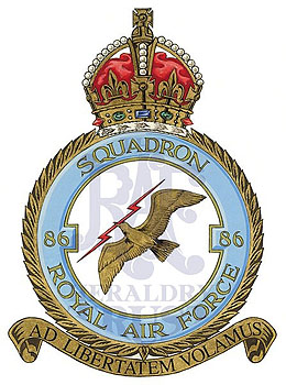 No 86 Squadron badge