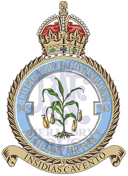 No 945 (City of Glasgow)  Squadron badge
