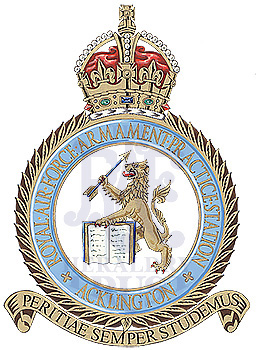 Armament Practice Station Acklington badge