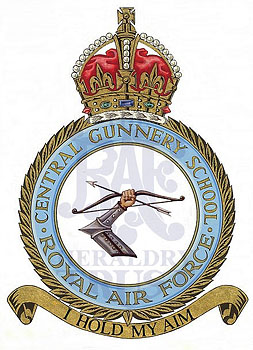 Central Gunnery School badge