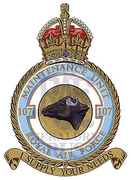 No 107 Maintenance Unit badge