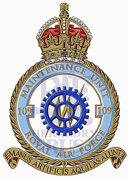 No 109 Maintenance Unit badge