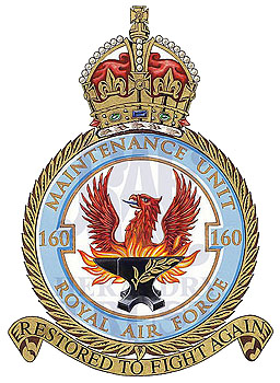 No 160 Maintenance Unit badge
