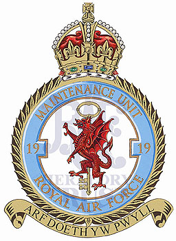 No 19 Maintenance Unit badge